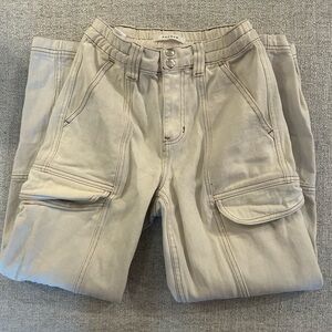 PacSun Light Tan Cargo Pants with Utility Pockets